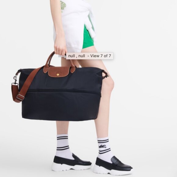 (NWT) Longchamp Le Pliage Expandable Travel Bag - Picture 4 of 13